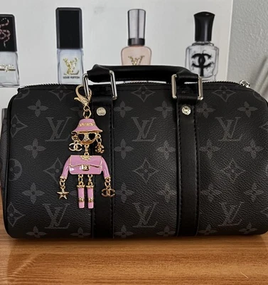 Chanel Stamped girl Bag Charm - Image 1 of 3