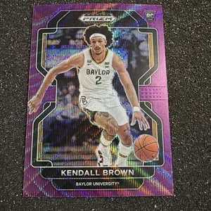 2022 Panini Prizm Draft Picks Purple Wave Kendall Brown - Bild 1 von 2