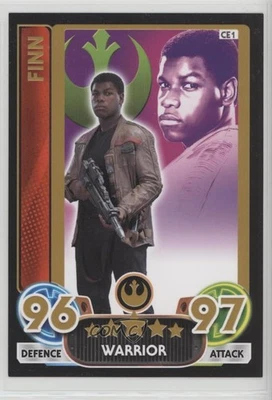 2016 Topps Star Wars 2016 Europe Celebration Force Attax Jumbo Finn #CE1 - Image 1 of 2