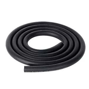 LokoCar 3/8 inch Fuel Hose Line Push Lock NBR Rubber SAE 30R7 5FT 300PSI Black - Picture 1 of 14