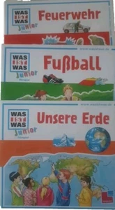 3 x was ist was Junior Hörspiele: Fußball; Feuerwehr;Unsere Erde - Bild 1 von 1