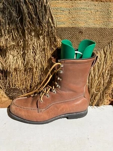 Botas UFCW De Colección Para Hombre Talla 9 EE Cuero Marrón - Imagen 1 de 7