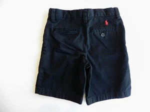 Polo Ralph Lauren Black Straight Fit Chino Children's Shorts Size 5 - Picture 1 of 4