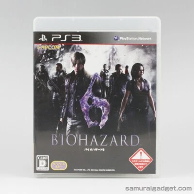 Resident Evil 6 (Biohazard 6) [Complete] Japan Import PS3 PlayStation 3 CAPCOM - Image 1 of 4