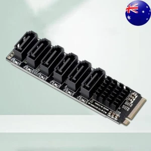 M2 M-EKY PCIE3.0 To SATA6G Expansion Card for Hard Disk Support SATA - Afbeelding 1 van 12