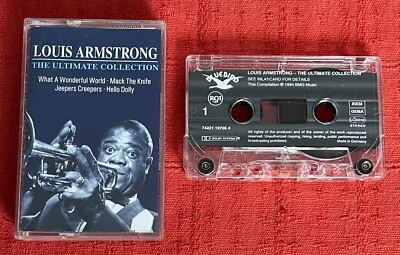 LOUIS ARMSTRONG - CASSETTE TAPE - THE ULTIMATE COLLECTION - Image 1 of 4