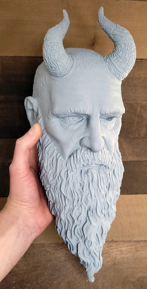 Mimir Head God Of War Bust - Image 1 of 3