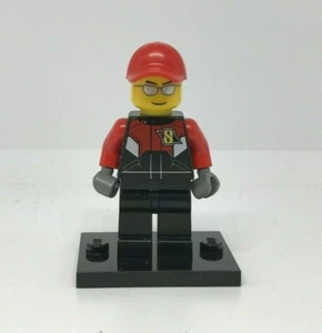 LEGO Racers : Racing Bike Driver - figurine personnage - Set 60084 rac058 - Imagen 1 de 2