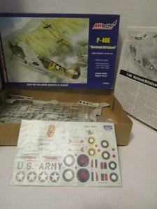 AmTech P-40E Warhawk / Kittyhawk #484602 Scale 1/48 Open Box Complete Model 2002 - Picture 1 of 10