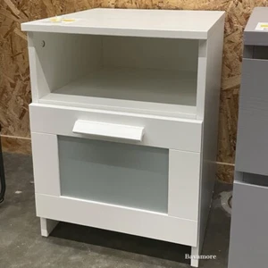 Ikea BRIMNES Nightstand, white, 15 3/8x16 1/8 " BRAND NEW 102.349.42 - Picture 1 of 2