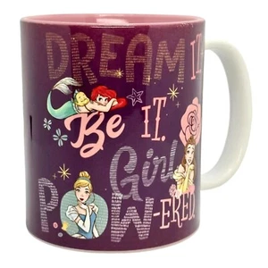 Taza de cerámica ""Dream It, Be It, Girl Powered"" de princesa Disney 12 oz - Imagen 1 de 10