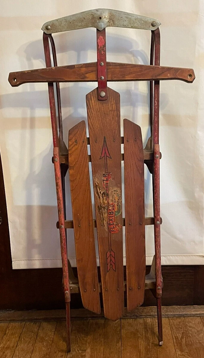 Flexible Flyer アメリカヴィンテージ 木製ソリ 楽天市場】ソリ 木製 アウトドア Flexible Flyer Baby Pull Sled. Wood