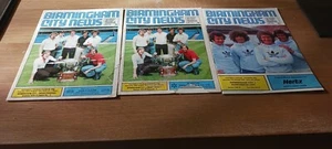 Birmingham City Fußballprogramme x 3 - Bild 1 von 4