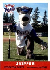 2002 Stockton Ports Grandstand #30 Skipper MASCOT - NM Baseball Card