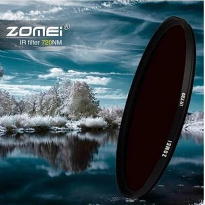 ZOMEI 30.5-82mm IR Filter 720NM X-Ray Infrared Filter F/ Canon Nikon Sony DSLR - Image 1 of 4