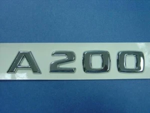 CHROME * A200 * TRUNK LETTER EMBLEM BADGE FOR MERCEDES BENZ A-CLASS AMG - Picture 1 of 3