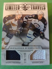 2012-13 Panini Limited Travels Dual Materials /199 Alexander Burmistrov #TD-AB