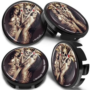 Radnabenkappen 65 mm kompatibel mit VW (Ref 3B7 601 171) Skull CV 23 - Bild 1 von 6