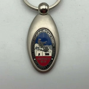 Keyring USS Arizona Memorial Pearl Harbor Hawaii Dec 7, 1941 Fob Keychain - Picture 1 of 12