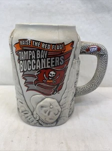 Tampa Bay Buccaneers, Raise The Red Flag! 24 Oz. Beer Mug, Stein, Miller Time - Picture 1 of 4
