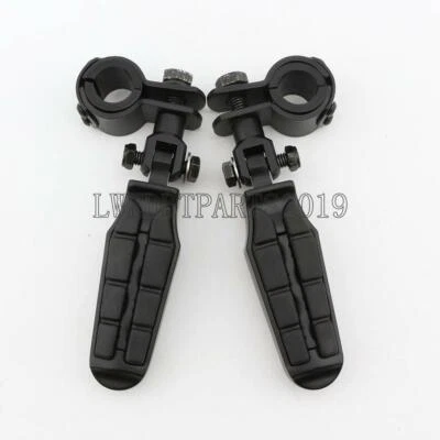 Черные опоры для подножек Highway Crash Bar для Honda Rebel 250 300 500 Shadow VLX600 - Изображение 1 из 4