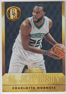 2014/15 PANINI GOLD STANDARD AL JEFFERSON /25 CARD #17