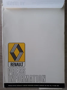 Renault 14TS & 18 Estate Press Kit Brochure 1979 - Picture 1 of 12