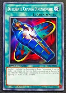 DIFFERENTE CAPSULA DIMENSIONALE Comune in Italiano SPEED DUEL SGX1-ITG12 YUGIOH - Foto 1 di 1