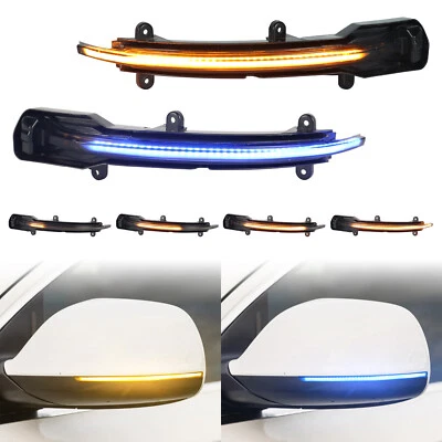 For Audi Q5 SQ5 8R Q7 4L Dynamic 2x LED Turn Signal Light Side Mirror Indicator - Image 1 of 4