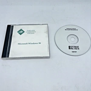 Microsoft Windows 98 Oakland College Software Spectrum w/ Product Key - Picture 1 of 6