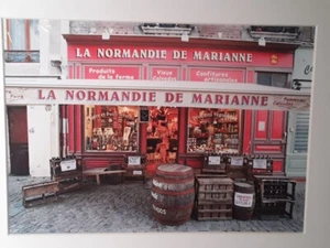 Brian Miller Photograph La Normandie Market signed - Picture 1 of 5