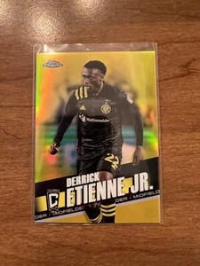 2022 Topps Chrome MLS Derrick Etienne Jr Refractor Haiti Gold Cup /50 - Picture 1 of 2