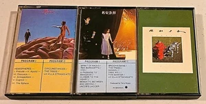 3 RUSH Anthem Cassette Inlays ~ *NO TAPES* - Picture 1 of 3