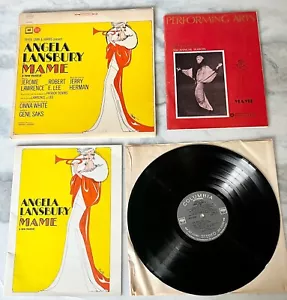 Angela Lansbury Mame Original 1966 LP Columbia KOS 3000 + 2 Orig Mame Programs - Imagen 1 de 12