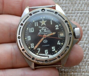 Watch USSR Commander Military Soviet Komandirskie Vostok Wostok Rare Vintage - Picture 1 of 5