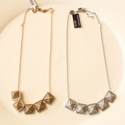 16" Banana Republic Collar Necklace Chic Women Party Vacation Jewelry 2Colors - Image 1 of 4
