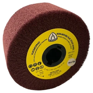 3 x Klingspor NFW 600 Vliesräder, 100 x 50 x 19 mm Very Fine Korund - Bild 1 von 2