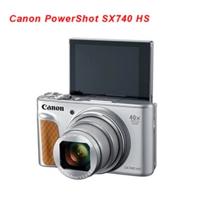 Canon PowerShot SX740 HS Camera w/ 40x Optical Zoom 20.3 MP CMOS Sensor SILVER - Picture 1 of 11