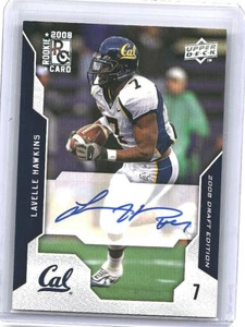 Lavelle Hawkins 2008 Upper Deck Draft Edition Auto #62 RC Cal California - Picture 1 of 2
