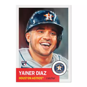 2023 Topps Living Set 682 Yainer Diaz (Rookie Card) - Free Shipping Always! - Picture 1 of 2