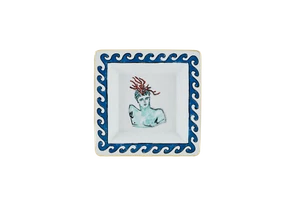 Richard Ginori Il Viaggio di Nettuno - Svuotatasche Quadrato White Porcellana - Picture 1 of 7