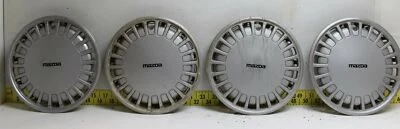 Used OEM Set of 4 14" Hub Caps Wheel Covers 1988-1989 Mazda MX-6  (3353) - Image 1 of 4