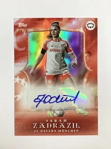 TOPPS AITANA BONMATI PLATINUM SARAH ZADRAZIL BAVIERA MUNICH AUTO 07/10. - Imagen 1 de 2