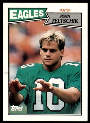 1987 Topps John Teltschik A Football Cards #300 - Image 1 of 2