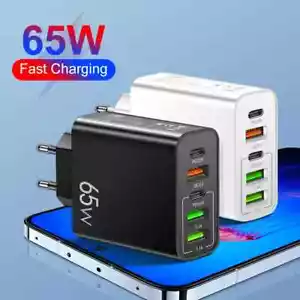 Cargador USB Tipo C Carga Rápida 3.0 20W PD 3.1A Adaptador Cargador Teléfono 5 Puertos - Imagen 1 de 16