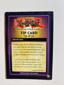 YU-GI-OH! TIP CARD #36 NM-MT CARD - Picture 1 of 2