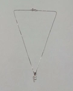 Girocollo Greta Argento 925 Ciondolo Lettera F GCGR0000F - Foto 1 di 2