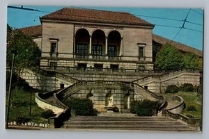Dayton Ohio OH Art Institute Building View Postcard 1950s - Picture 1 of 2