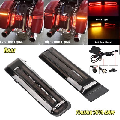 Saddlebag LED Run Brake Turn Light For Harley Road Glide Ultra Limited 2014-2023 Foto 1 de 4