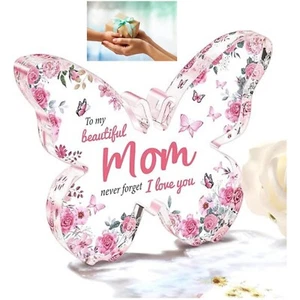 Mothers Day Gifts for Mom from Daughter Son: Unique Mom Birthday Gifts, Butterf - Picture 1 of 24